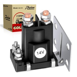 Roykaw Golf Cart 14V 200A 4 Terminal Solenoid Replacement Compatible with EZGO TXT/Medalist/ST Series 1994-up Gas Models,OEM# 27153G01, 27153-G01, 612813