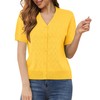 VIISHOW Short Sleeve Lightweight Summer Cardigan for Women,Button Down Open