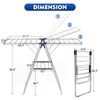 APEXCHASER Clothes Drying Rack, Stainless Steel Drying Rack Clothing with