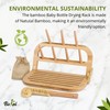 Bamboo Baby Bottle Drying Rack - Space Saving Bottle Dryer
