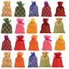 Touchstone Drawstring Bags Traditional Indian Handcrafted in Mimosa leaf Pattern