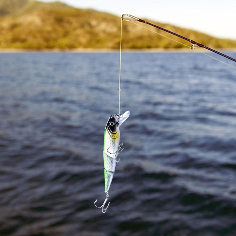 Minnow Fishing Lures | Three-Section Sinking Minnow Lures - Catfish