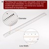 HARFINGTON Film Flexible Ruler 16 Inch 0.1mm Scale PET Plastic