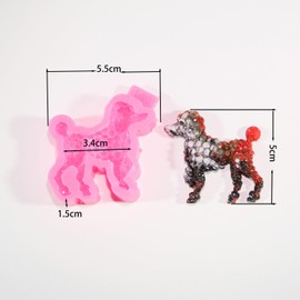 Angel Wings Cute Dog Silicone Mold Dog Mold Resin Mold Soap Mold DIY Epoxy Resin Casting Molds