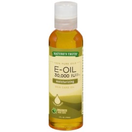 Nature's Truth E-Oil 30,000 IU (13,500 mg) Skin Care Oil Lemon 4 OZ