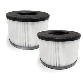 Nispira BS-03 True HEPA Carbon Air Purifier Replacement Filter BS-03 Compatible with Partu HEPA Air Purifier, 2 Filters