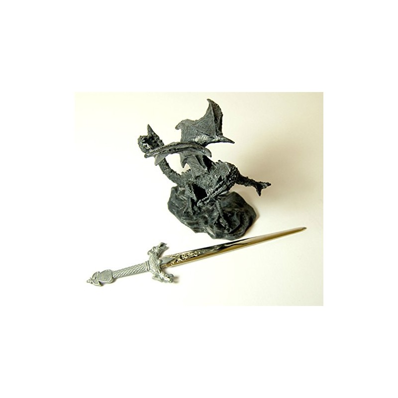 Stock4u Dragon Ornament with Sword Letter Opener, 10 cm