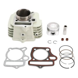 Frezon 52.4mm Cylinder Piston Gasket Top End Rebuild Kit Fit for Many Pit Bike Minicross with semi-automatic and idle start 125cc engines, like 125ccm LIFAN / 110ccm LIFAN