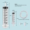 2 Pack 300ML Large Syringe and 2 Pack 20ML Plastic