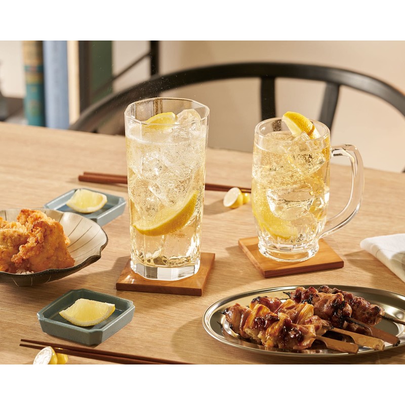 Toyo Sasaki P-00401-JAN-P Glass Lemon Sour Glass Father's Day Stein