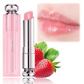 Moisturizing Lip Balm and Oil for 24-hour moisture - Strawberry flavor, colorless formula - Lip Revitalization and Nourishment