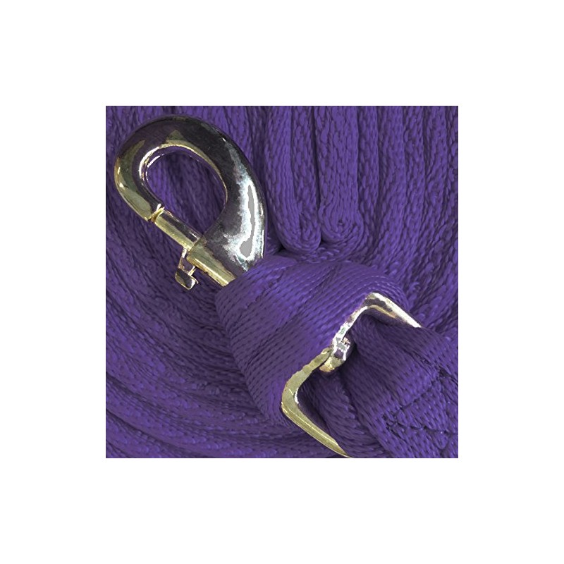 JumpTec Unisex's 520108015 Padded Lunging Rein, Purple, 8 m