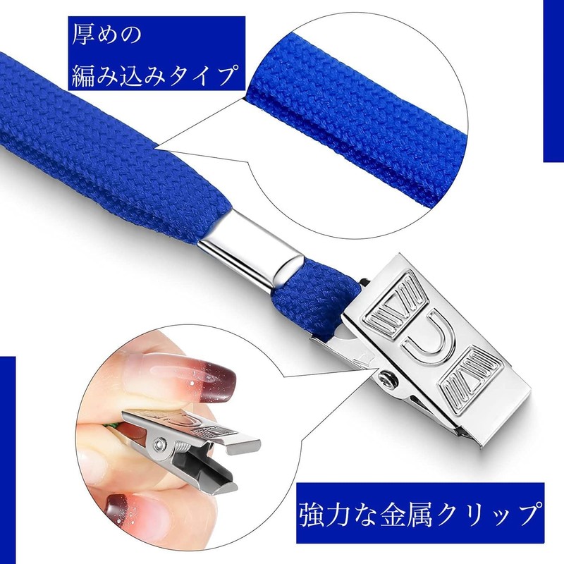 Name Holder, 50 Count Name Tag Case, Neck Strap, Hanging