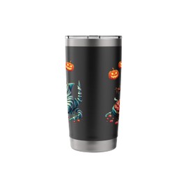 Spooky Shark Mummy With Candy Basket Stainless Steel Insulated Tumbler
