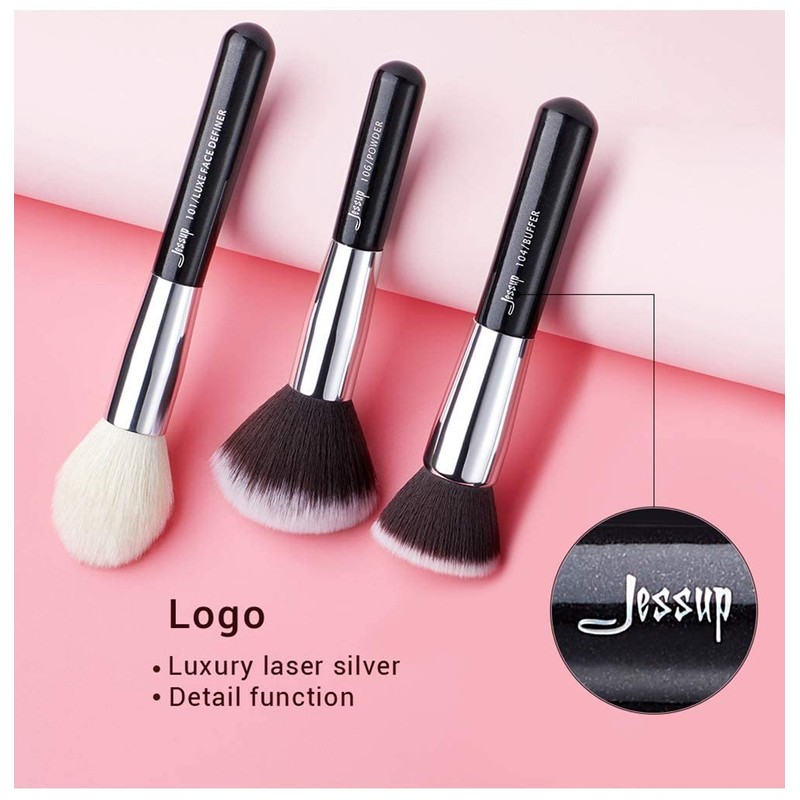 Jessup Beauty Makeup Brush Set Cosmetic Make-Up 15 Pieces Eye