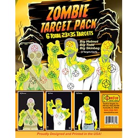 GunFun Targets, Inc. Zombie 6-Pack