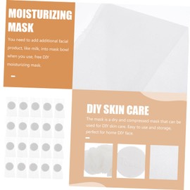 Mikinona 20Pcs Compressed Facial Towels Water Absorbent Non Woven Individual Pack for Travel Skin Friendly and Mild for Makeup Removal and Face Wash