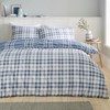 Catherine Lansfield Kelso Check Reversible Single Duvet Cover Set with