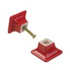 UTALIND 10PCS Cabinet Knobs Square Dresser Knobs, Ceramic Decorative Cabinet