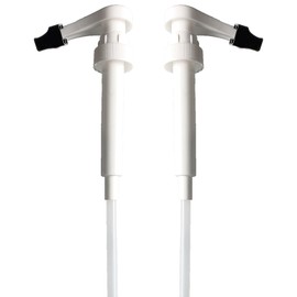 Syrup Pumps for 1 Liter Monin Coffee Syrup Bottles Plastic, Coffee Syrup Pump Dispenser 10ml per Pump, with Tip Cover Included