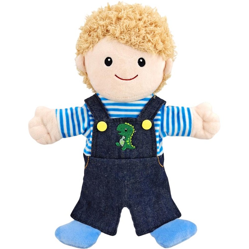6Pcs Hand Puppet Set 11.8 Inch Soft Plush Family Members