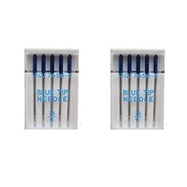 Blue TIP Embroidery Needles x 2 Packs Used on Janome Machines