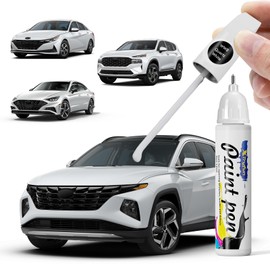 XTryfun Quartz White (WW8) Touch Up Paint Compatible with Hyundai, DIY Car Paint Scratch Repair, Automotive Paints, Quick & Easy Fix Scratch Repair for Tucson/Elantra/Santa Fe/Sonata