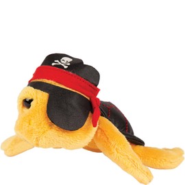 Suki Gifts International - Pirate Jack Turtle, Small (14541), Yellow and Black