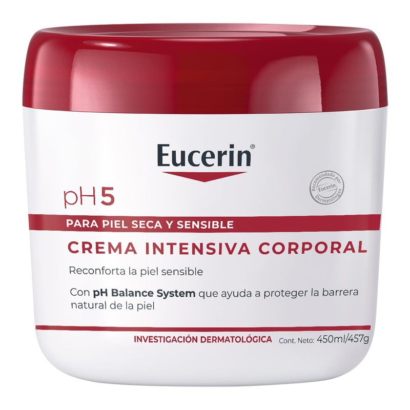 Eucerin Ph5 Crema Intensiva Corporal Para Piel Sensible O Seca,450Ml