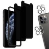 HKKAIS 2-2 Pack Easy Alignment Tool Privacy Screen Protector Designed