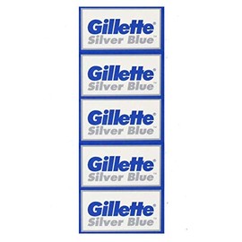 50 Silver Blue Double Edge Razor Blades Made in Russia