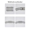Corrugated Pipe Connector M32 - Sleeve, 4 Half Shells (for