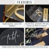 Elegant Gold Arch Wedding Table Numbers 1-20 5.5 X 7\"