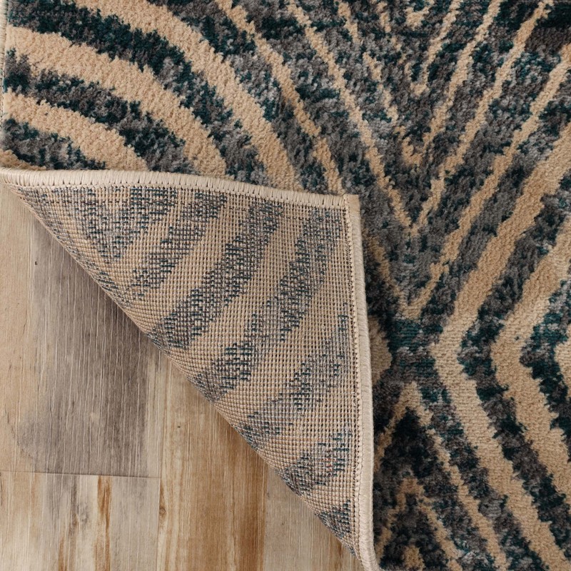 Superior Indoor Area Rug, Jute Backing, Modern Geometric Rugs for