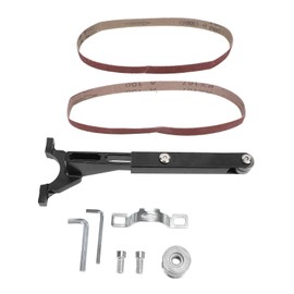 Adaptador de Lijadora de Banda para Amoladora Angular, Accesorio de Lijado de Tubos o Tubos, Herramienta de Conversión de Amoladora Angular para Amoladora Angular Modelo 100 125