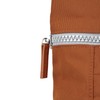 ROKA London Finchley A Small Sustainable Canvas Backpack Bran