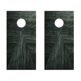 Wood Texture Grain Change Cornhole Decals Vinyl Sticker Non-Laminated