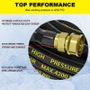 POHIR Pressure Washer Hose 70ft with 3/8" Quick Connector, High