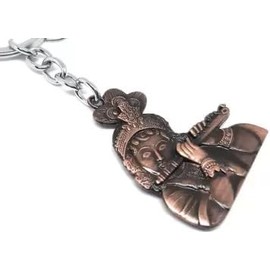 Imagine Mart Hindu Lord God Bal Shree Krishna Multi Color Metal Keychain and Keyring Gift For Men And Women(Multi Color), Multi, Medium