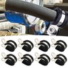 ZUDKSUY 50Pcs 304 Stainless Steel Cable Clamps, 3/8 inch Hose