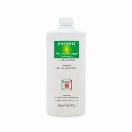 OMEOVITA Basic | Olio Eudermico Massaggio, Terapia Per la Fase di Massaggio, Trattamenti di Pelli Delicate, Riporta la Cute al Suo Sano Equilibrio, 500 ml