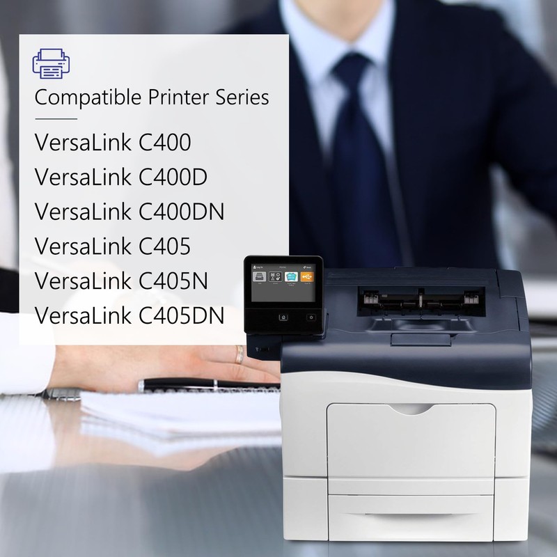 VersaLink C400 C405 Extra High Capacity Toner Cartridge 4-Pack Replacement