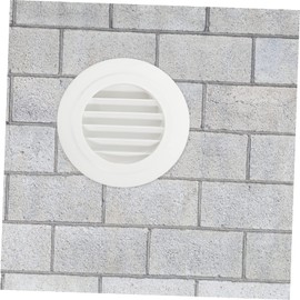 Gatuida Round Air Vent Cover Soffit Air Exhaust Vent Grille for Air Conditioning Units Ventilation and Noise Reduction Durable Design for Indoor Use