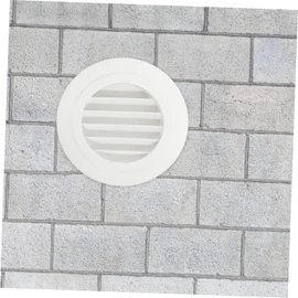 Gatuida Round Air Vent Cover Soffit Air Exhaust Vent Grille for Air Conditioning Units Ventilation and Noise Reduction Durable Design for Indoor Use