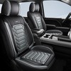 FREESOO 2014-2018 for Silverado 2 Front Seat Covers, Fit for