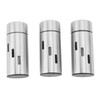 3Pcs Salt and Pepper Shakers Set Stainless Steel 3 Sizes