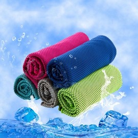 Cooling Sports Towel Wet Towel Ice Cool Mountaineering exercise towel sky 12ea