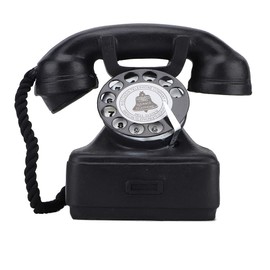Vintage Telephone, Digital Desk Phone Fixed Old Telephone with Classic European for Home Hotel Office Decor(14cm)