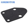 GSKMOTOR SBC Placa de bloque de bomba de combustible cromada
