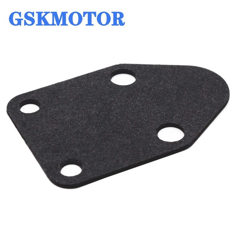 GSKMOTOR SBC Placa de bloque de bomba de combustible cromada